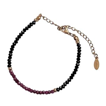 Prachtige armband met spinel en robijn, 18k rsv. beschikbaar voor biedingen