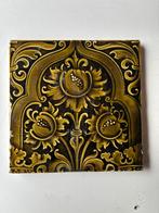 2 groene Jugendstil tegels  V&B, Ophalen of Verzenden