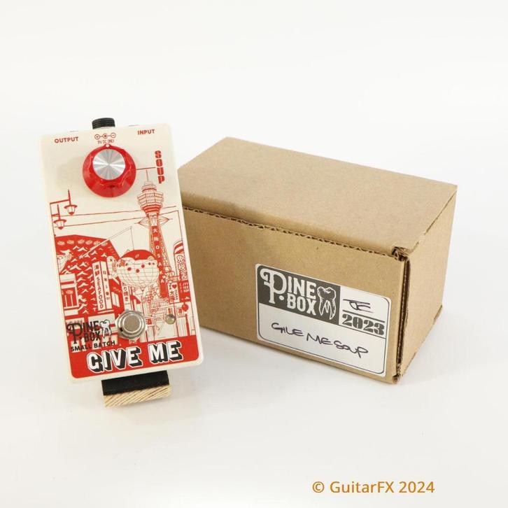 Pine-Box Custom Effects Give Me Soup Overdrive, Muziek en Instrumenten, Effecten, Volume, Ophalen of Verzenden