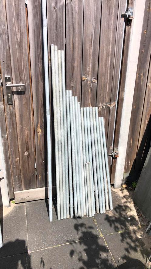 Steigerbuis 26.9 mm verschillende lengtes gebruikt, Doe-het-zelf en Verbouw, Metalen, Gebruikt, IJzer, Ophalen