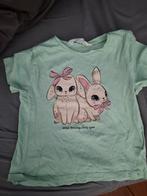 Shirtje met konijnen van H&M, maat 98/104, Kinderen en Baby's, Kinderkleding | Maat 98, Meisje, Zo goed als nieuw, Shirt of Longsleeve