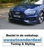 Maxton Spoiler Voorspoiler Lip Splitter Voor Audi RS4 B9, Verzenden