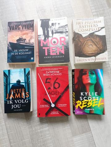 6 Thrillers - ZGAN beschikbaar voor biedingen