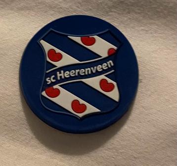 Sc Heerenveen magneet voor de fan! van gummi 3D rond beschikbaar voor biedingen