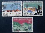Postzegels Italië 1972 bergbeklimmen., Ophalen of Verzenden, Gestempeld