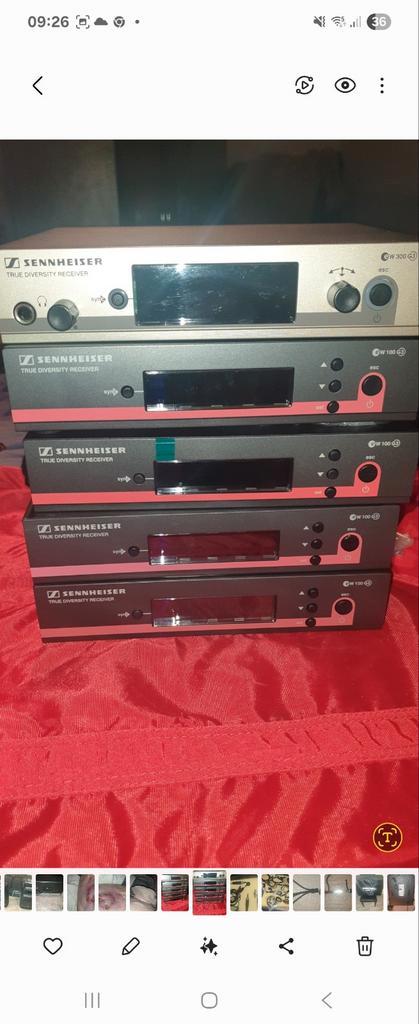 Sennheiser microfoon, Muziek en Instrumenten, Microfoons, Gebruikt, Zangmicrofoon, Draadloos, Ophalen of Verzenden