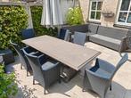 Betonnen tuintafel, afm. 230x100x74 cm, Tuin en Terras, Tuintafels, Ophalen, Gebruikt, Rechthoekig, Overige materialen
