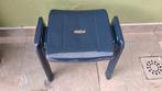 Voetenbankje krukje zitje Jardin blauw, Ophalen, Gebruikt, Onbekend, Onbekend