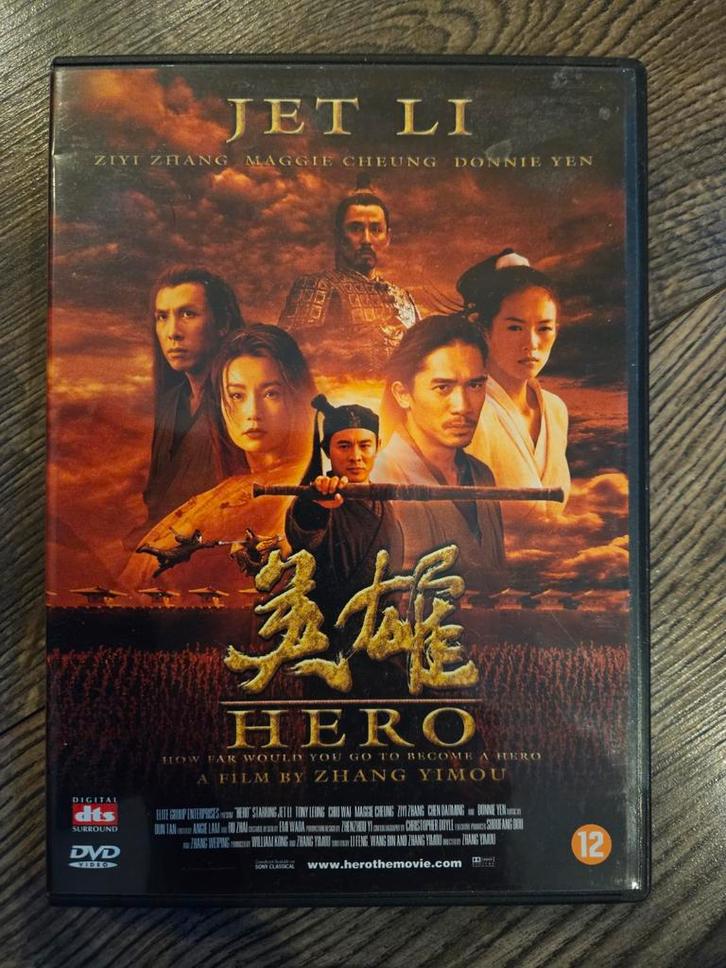 Hero DVD - Jet Li Martial Arts Film, Cd's en Dvd's, Dvd's | Actie, Zo goed als nieuw, Martial Arts, Vanaf 16 jaar, Ophalen of Verzenden