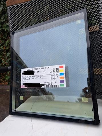 glas isolatieglas, dubbel glas nieuw 380 x 350 x 30 mm beschikbaar voor biedingen