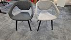 4 eetkamerstoelen weinig gebruikt, Huis en Inrichting, Stoelen, Ophalen, Zo goed als nieuw, Grijs