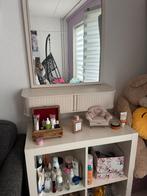 Kaptafel met spiegel, Huis en Inrichting, Ophalen of Verzenden, Gebruikt, Hout, Minder dan 100 cm