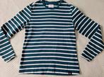 Groen/ wit gestreepte longsleeve mt.l merk distrikt zgan, Maat 48/50 (M), Ophalen of Verzenden, Zo goed als nieuw, Distrikt Nørrebro