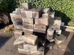 Gratis - Ruim 100 stapelblokken 15x15x30, Tuin en Terras, Ophalen, Gebruikt, Klinkers, Minder dan 5 m²