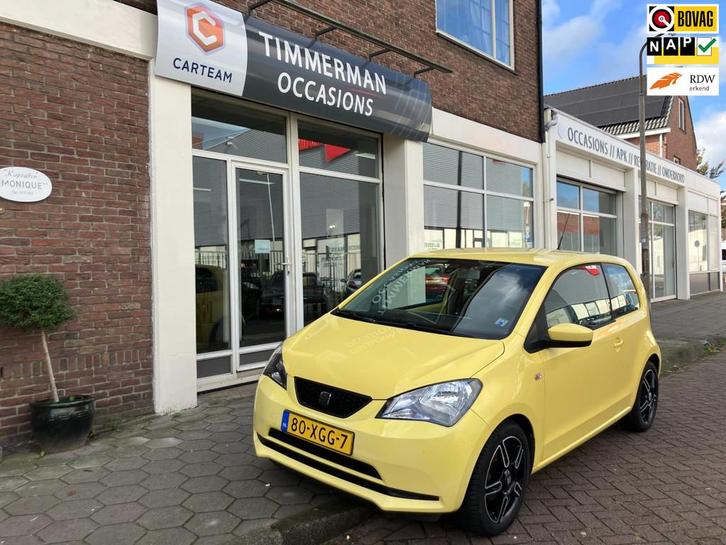 Seat Mii 1.0 Style|Airco|89.000km NAP|APK okt'26, Auto's, Seat, Te koop, Mii, ABS, Airbags, Airconditioning, Centrale vergrendeling