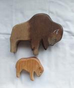 Ostheimer bizon met jong, Ophalen of Verzenden, Gebruikt