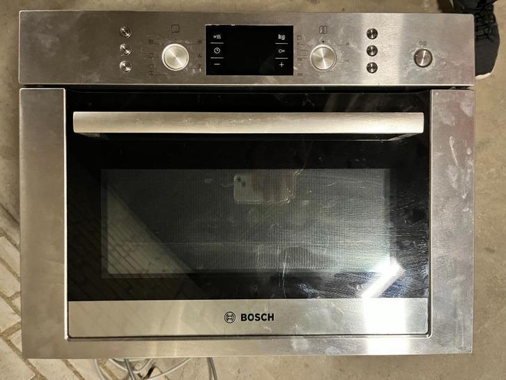 Bosch HBC84E653 Inbouw Combimagnetron, Witgoed en Apparatuur, Ovens, Gebruikt, Inbouw, Oven met grill, 45 tot 60 cm, 45 tot 60 cm