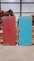 Massieve hardhouten schuurdeuren 200 cm x 88/89 of schutting, Ophalen, Minder dan 3 meter, Hout, 1 tot 2 meter