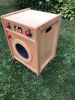 Houten speelgoed wasmachine, Ophalen, Zo goed als nieuw, Hout