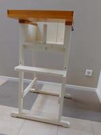 Kinderstoel hoog Piet Hein Eek wit gelakt., Huis en Inrichting, Stoelen, Ophalen, Wit, Zo goed als nieuw, Eén