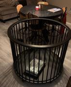 Bopita ronde zwarte box te koop, Kinderen en Baby's, Boxen, Ophalen, Zo goed als nieuw, Rond, In hoogte verstelbaar