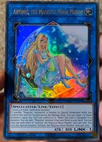 Yu-Gi-Oh! Artemis, the Magistus Moon Maiden RA01 1st Ed !, Verzenden, Zo goed als nieuw, Losse kaart, Foil