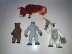 4 schleich figuren eldrador, beer, ijsmonster, stier Grizzly, Ophalen of Verzenden, Gebruikt