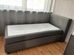 Karlsson Boxspring - Antraciet, Huis en Inrichting, Ophalen, Gebruikt, 90 cm, Eenpersoons