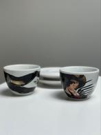 Vintage Illy Collection cappuccino cups Andrea Manetti 1994, Verzamelen, Porselein, Kristal en Bestek, Ophalen of Verzenden, Zo goed als nieuw