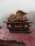 Jack Russel urnen set incl. beeldje handgemaakt, Ophalen of Verzenden, Nieuw