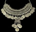 Super gave bohemian Turkse munt ketting., Nieuw, Overige materialen, Ophalen of Verzenden, Zilver