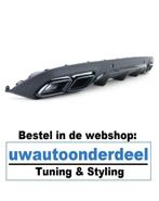 uitlaat zwart Geschikt Voor Mercedes C205 Coupe C63 AMG Look, Verzenden, Automotive Parts, A.parts@hotmail.nl, Trasmolenlaan 12 3447 GZ Woerden