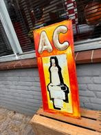 Oud AC Bougie reclamebord, Verzamelen, Merken en Reclamevoorwerpen, Reclamebord, Gebruikt, ., Ophalen of Verzenden