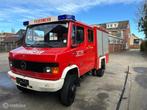 Mercedes 814 4x4 18.056 KM brandweer Expeditie camper, Stof, Gebruikt, Overige modellen, Bedrijf