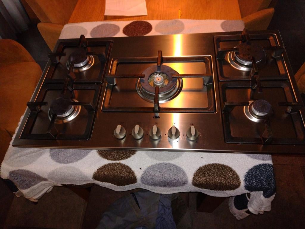 Kookplaat/gastoestel, Ophalen of Verzenden, Gebruikt, Inbouw, Gas