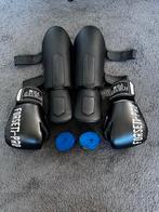 Kickboks set: Handschoenen 8-oz + Scheendekkers M, Ophalen, Gebruikt, Bokshandschoenen