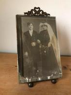 Striklijstje foto lijstje met facet geslepen glas, Ophalen of Verzenden