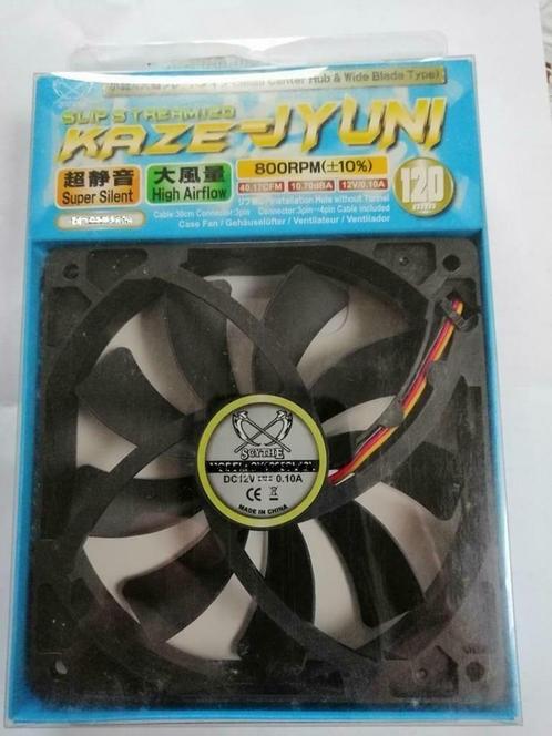 Scythe Slip Stream PC behuizingsventilator 120 mm (Nieuw), Computers en Software, Computerbehuizingen, Nieuw, Ophalen