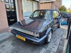 Volkswagen Golf 1.8 GLI Cabriolet 1983 metallic oldtimer, Auto's, Voorwielaandrijving, Stof, Zwart, Cabriolet