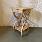 Bijzettafel - 30 x 30 cm - massief teakhout - Bij TTM Wonen, Minder dan 45 cm, Minder dan 55 cm, Www.ttmwonen.nl, Vierkant
