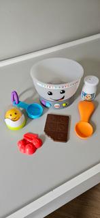 Fisher-price mengkom met geluid en licht, Kinderen en Baby's, Speelgoed | Fisher-Price, Ophalen of Verzenden, Zo goed als nieuw