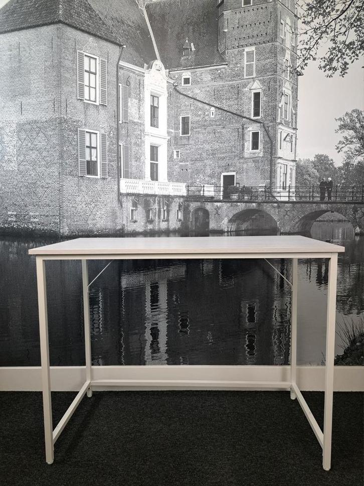 Klein Bureau - Computerbureau - Esdoornwit - 100x76x50cm, Huis en Inrichting, Bureaus, Zo goed als nieuw, Bureau, Ophalen
