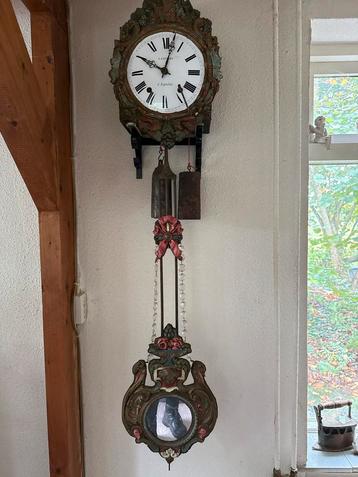 Antieke Comtoise Klok 1860-1880 A.Cassard Lapalisse beschikbaar voor biedingen
