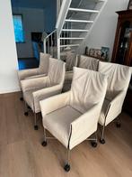 4 Montis Chaplin eetkamer stoelen, Huis en Inrichting, Ophalen, Gebruikt, Overige kleuren, Leer