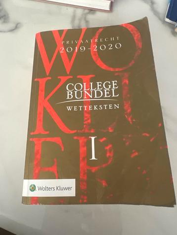 Privaatrecht Collegebundel 2019-2020 beschikbaar voor biedingen