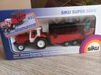 Massey Ferguson 3080 met Ladewagen Siku, Ophalen of Verzenden, Zo goed als nieuw, Tractor of Landbouw, SIKU