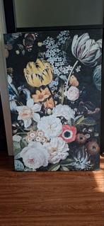 Schilderij met Bloemen, Huis en Inrichting, Ophalen, Zo goed als nieuw, Schilderij, 75 cm of meer