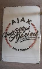 Metalen wandbord Ajax, Ophalen of Verzenden, Nieuw, Ajax, Overige typen