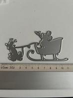 Snijmal Mickey Mouse op de slee, Hobby en Vrije tijd, Kaarten | Zelf maken, Ophalen of Verzenden, Nieuw, Pons of Mal