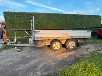 Saris kipper kieper 3 zijdig aanhangwagen plateauwagen beschikbaar voor biedingen